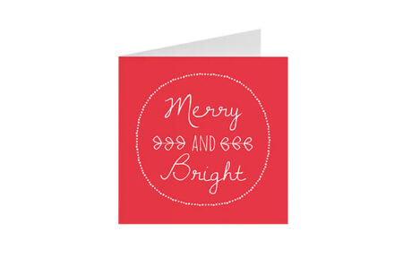 Postkaart Merry And Bright